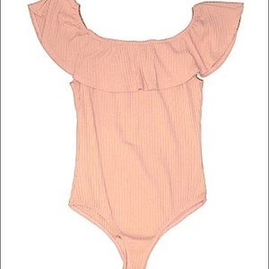 Kendall and Kylie pink bodysuit